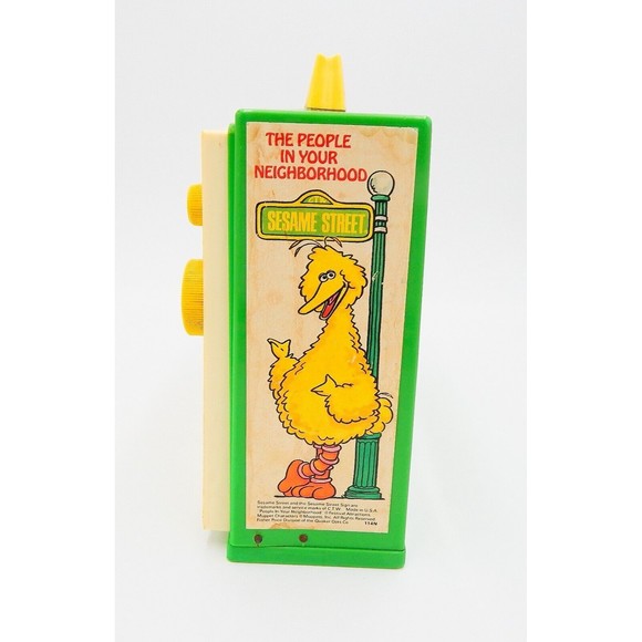 Fisher Price Sesame Street The People In Your Neighborhood TV Wind Up Toy - Picture 2 of 11